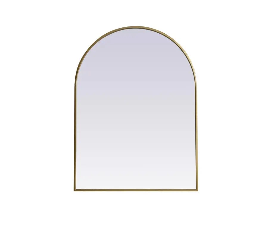 Ayra Arch Mirror in Brass - Image 1