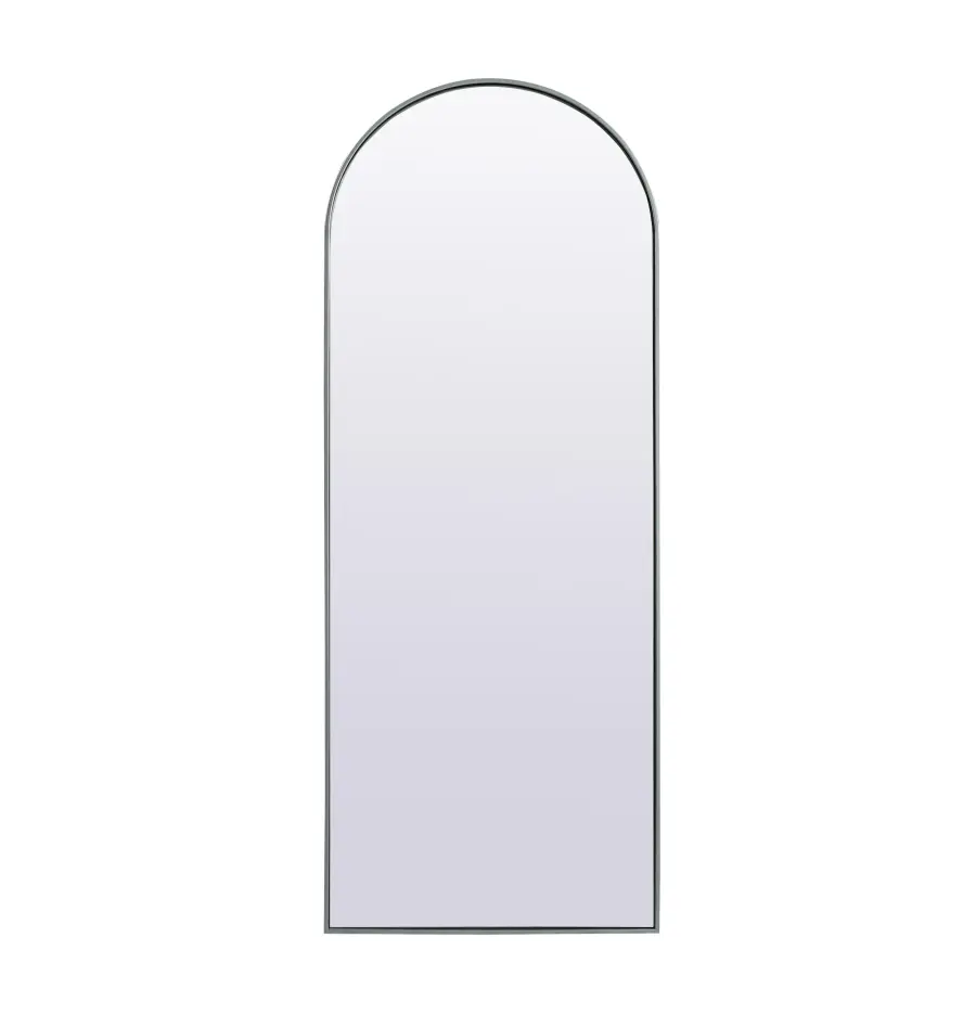 Ayra Arched Floor Mirror in Silver - Image 1