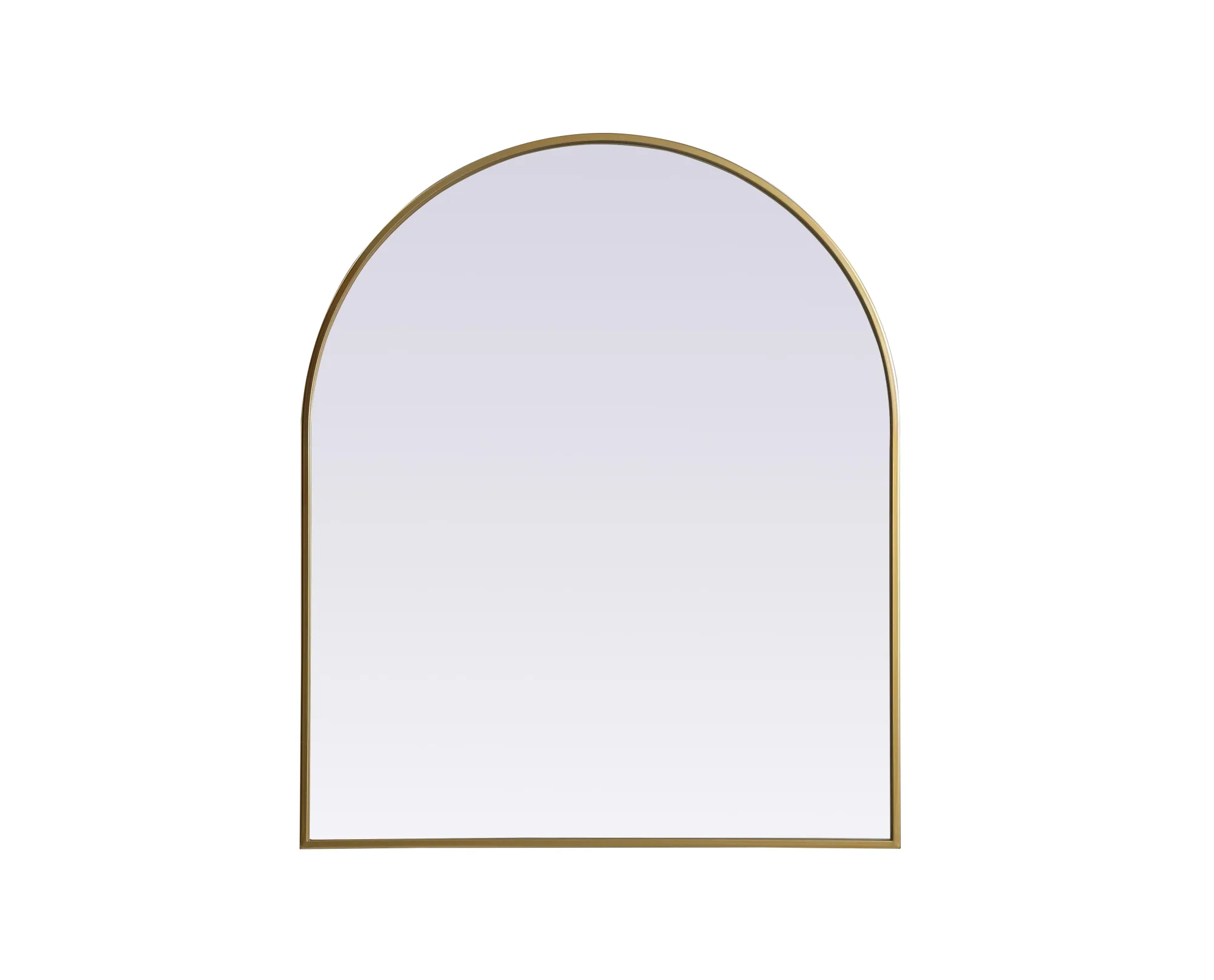 Ayra Arch Mirror in Brass