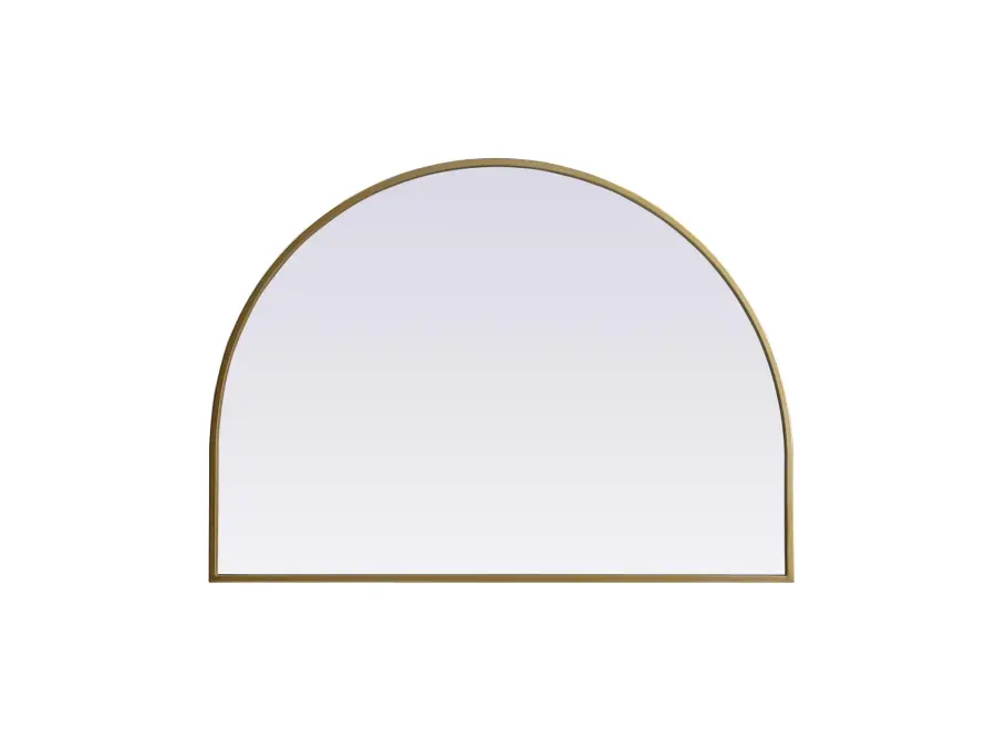 Ayra Arch Mirror in Brass - Image 1