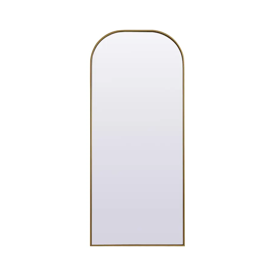 Blaire Full-Length Mirror in Brass - Image 1