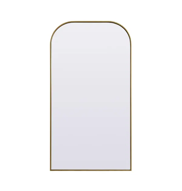 Blaire Full-Length Mirror in Brass - Image 1