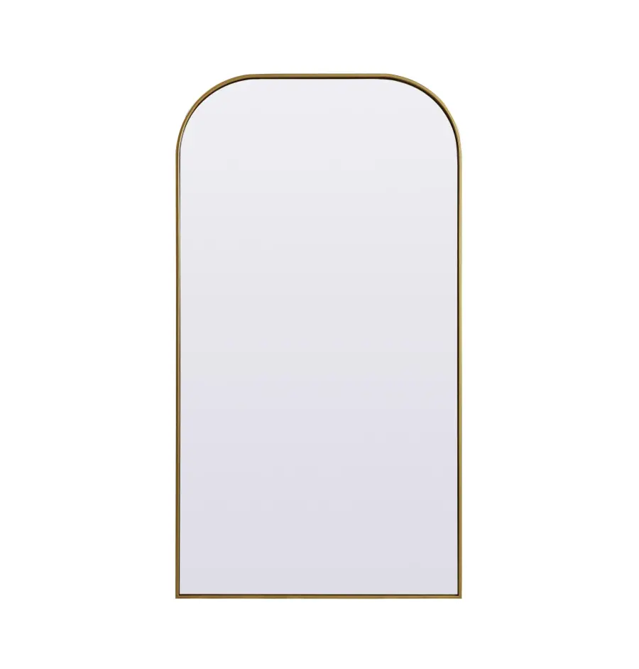 Blaire Full-Length Mirror in Brass - Image 1