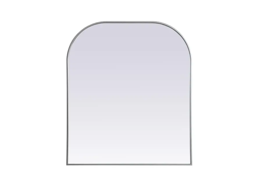 Blaire Silver Arched Mirror - 36" x 42" - Image 1