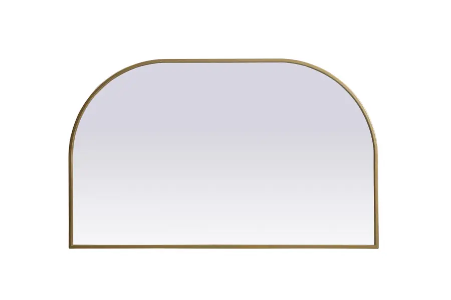 Blaire Brass Mirror - 39" x 24" - Image 1