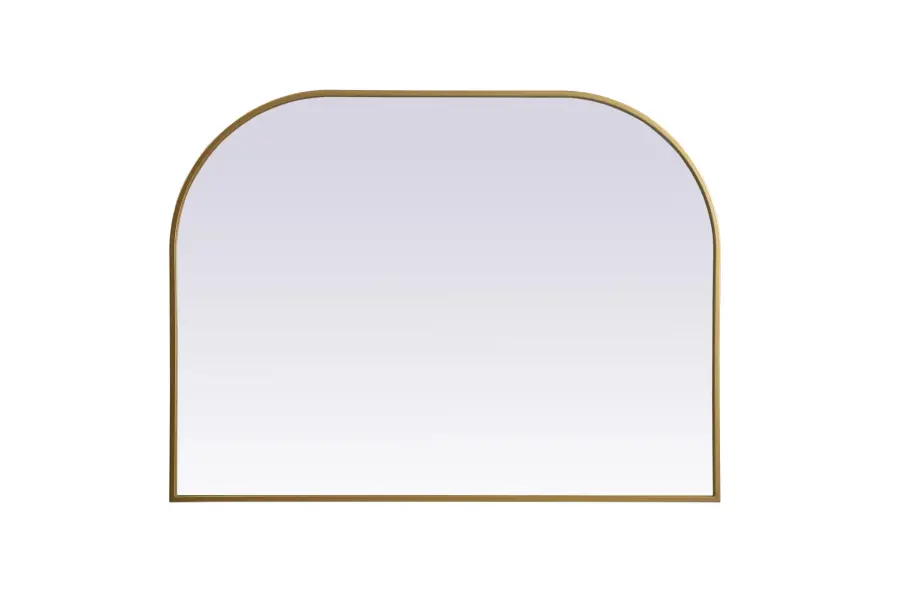 Blaire 40" x 30" Brass Mirror - Image 1