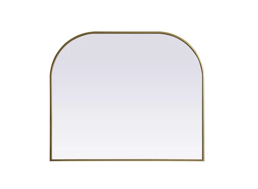 Blaire Arched Mirror in Brass - Image 1