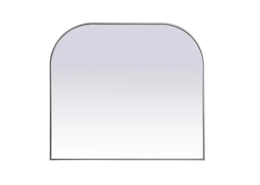 Blaire Silver Mirror - 42" x 38" - Image 1