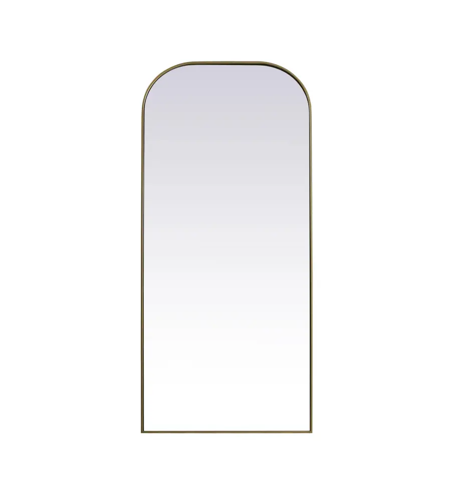 Blaire Full Length Mirror in Brass - Image 1
