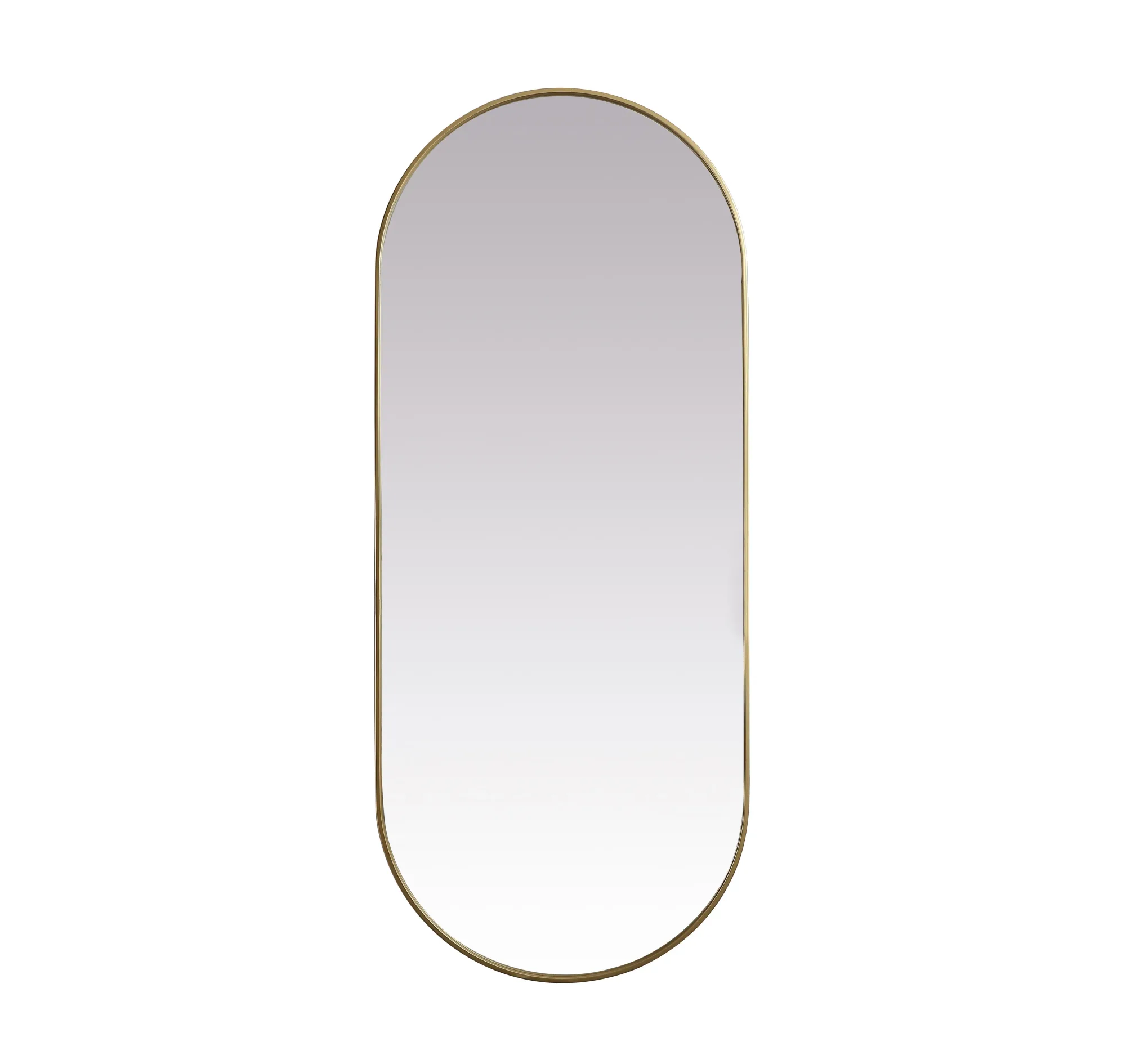 Asha Mirror in Brass