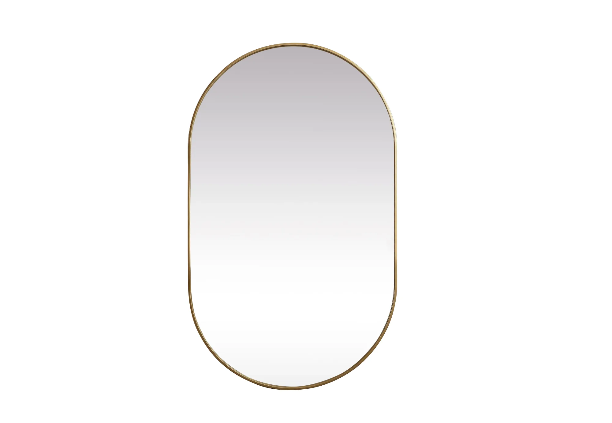 Asha Mirror in Brass