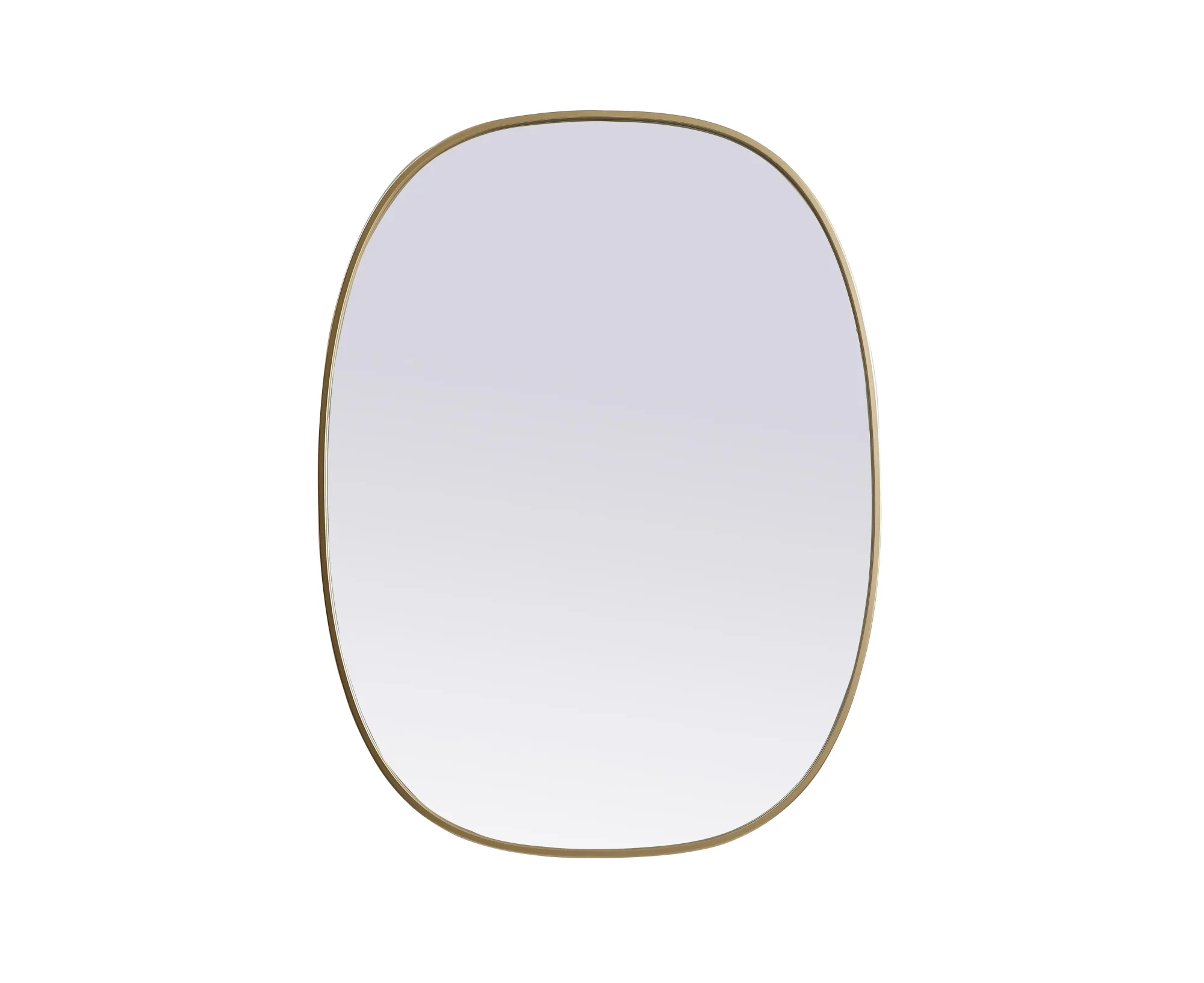 Brynn Mirror in Brass