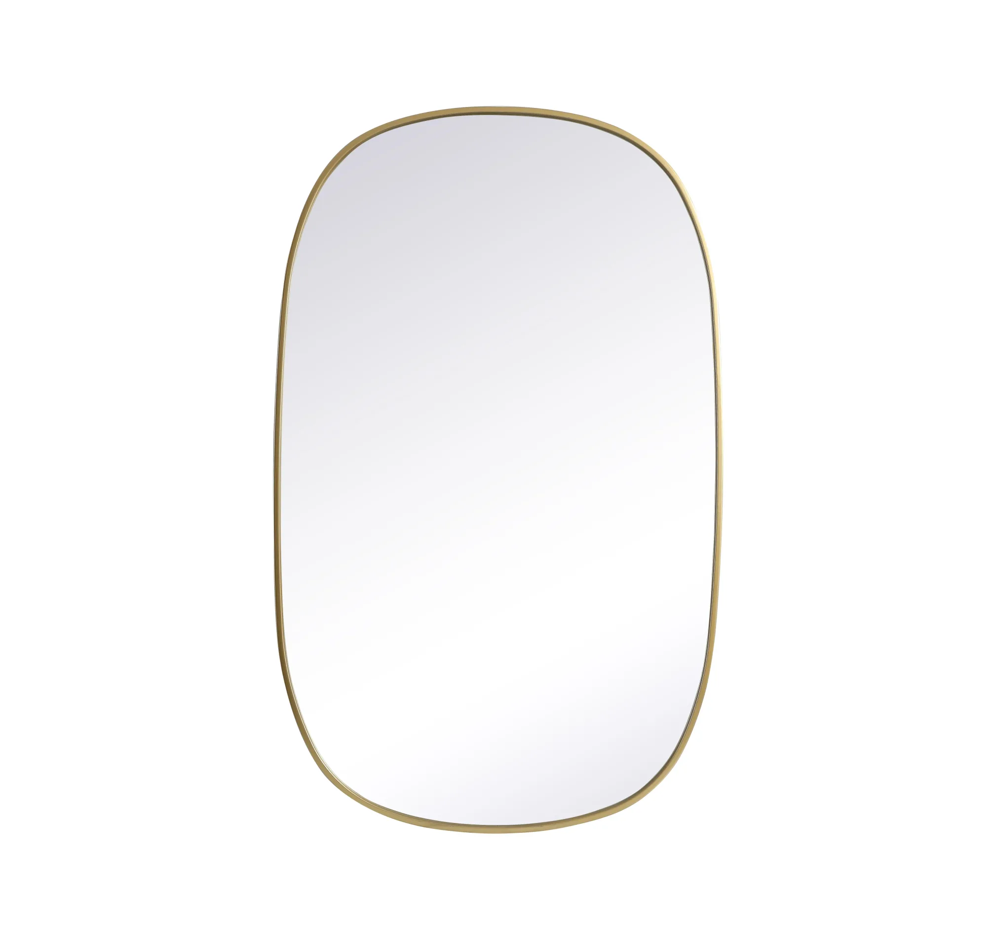 Brynn Mirror in Brass