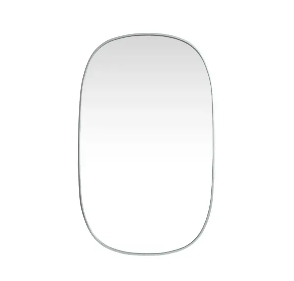 Crafted of metal, this mirror strikes a rounded corner silhouette. Instantly open up any space in your home with this minimalist wall-mounted mirror. Its slender, clean-lined frame sports a classic finish, while the glass mirror within features a flat, for a brilliant reflection, letting the light bounce off to expand your space. Designed in an oblong shape, this metal-frame mirror showcases in the three available satin finishes in black, brass, or silver. Mount this work of art in any room of your choice for added visual impact. Collection: Brynn Rooms: living room, entryway, bathroom, office Finish: Silver Width: 1.00" Height: 48.00" Length: 30.00" Weight: 25.00 lb Material: iron and MDF Country of Origin: China Manufacturer Warranty: 1 year limited