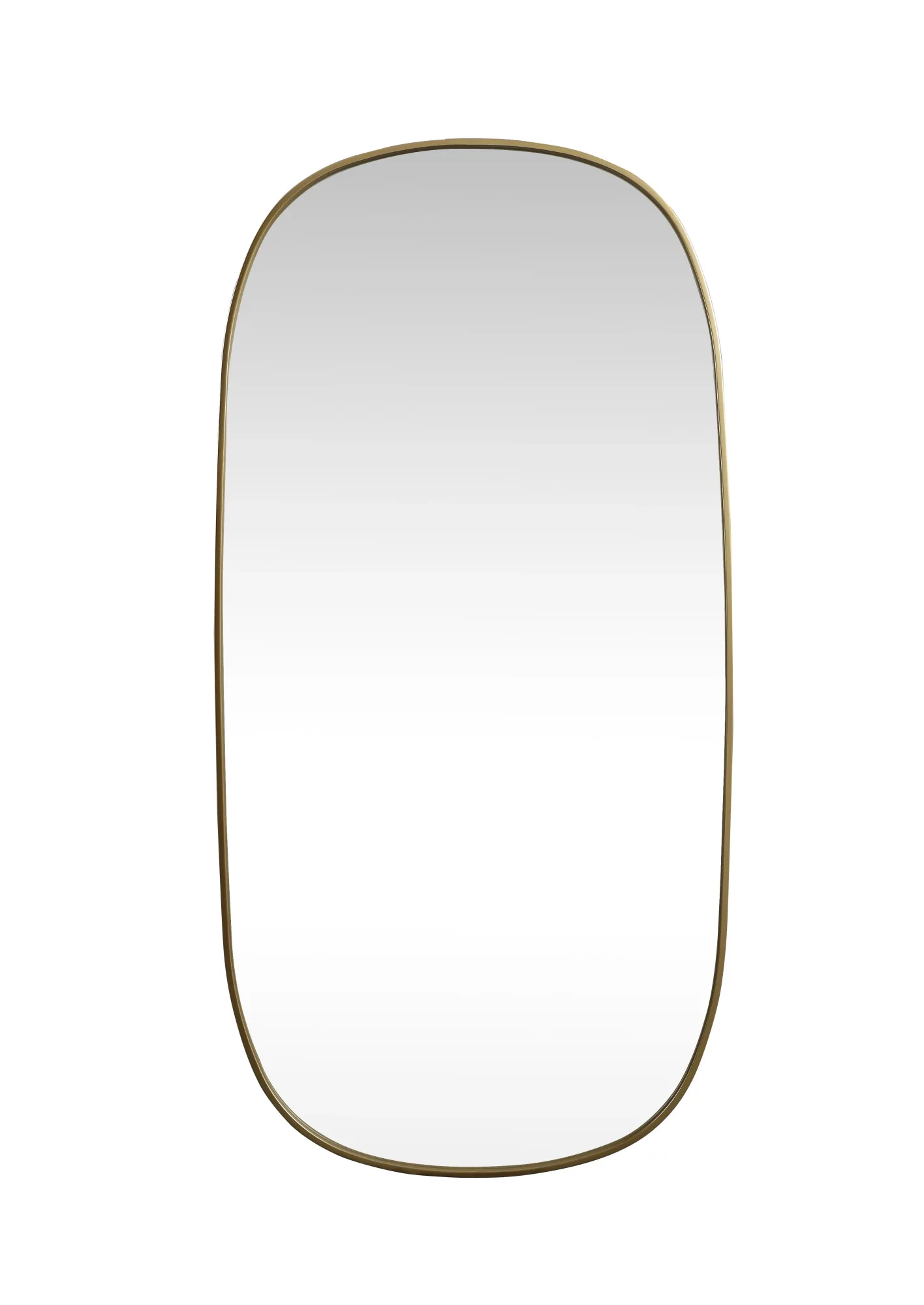 Brynn Mirror in Brass