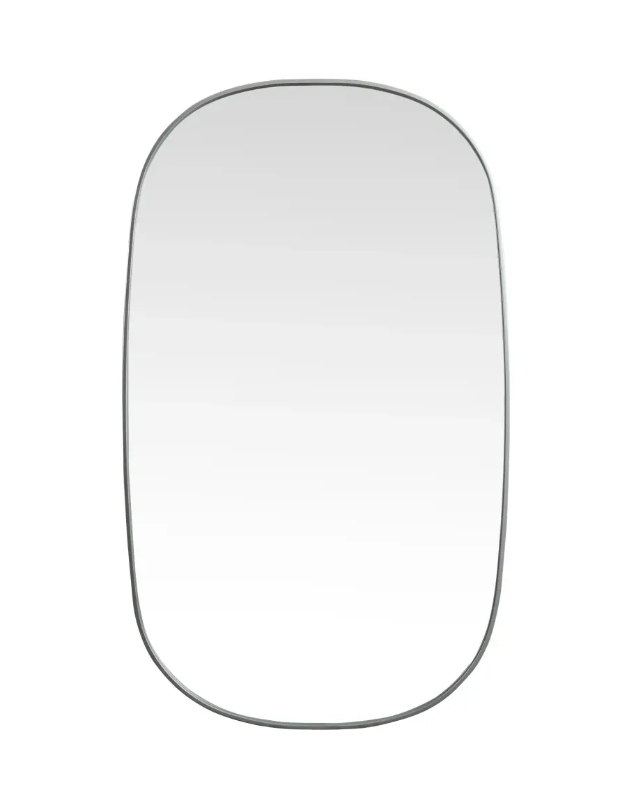 Brynn 36" x 60" Silver Metal Frame Mirror - Image 1
