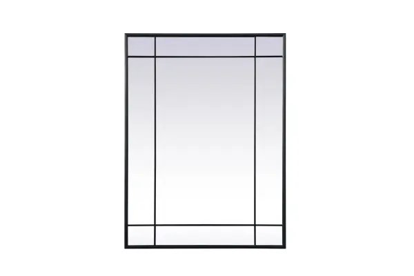 Dimensions
Length: 30"
Width: 40"
Height: 1"
Specifications
Assembly Required: no
Distressed Finish: No
Finish (Color): Black
Mirror Material: Iron and MDF
Frameless: No
Hardware Finish: Black
Harware Material: Iron
Mirror Frame Shape: Rectangle
Mirror Hanging Orientation: Vertical and Horizontal
Mirror Mounting: hanging cleats
Product Shape: Rectangle
Product Type: Decorative Mirrors
Product Warranty: 1 year limited
Weight: 25
Wire Included: No
Shipment type: Small Parcel
US Shipping Cost: $30.00