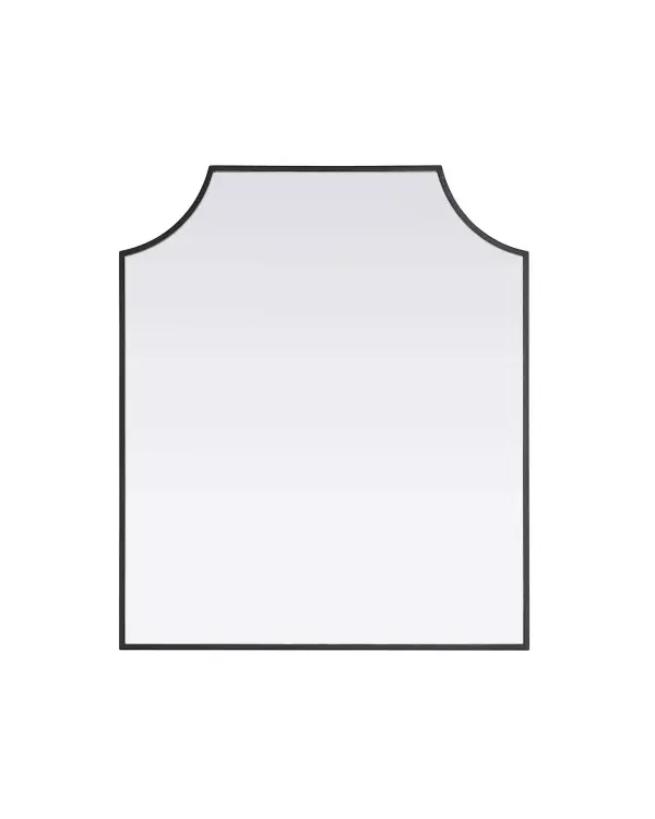 Specification Sheet
Dimensions
Width: 27"
Height: 32"
Depth: 0.4"
Specifications
Assembly Required: No
Distressed Finish: No
Finish (Color): Black
Mirror Material: Iron
Frameless: no
Hardware Finish: Black
Harware Material: Iron
Mirror Frame Shape: irregular
Mirror Hanging Orientation: Vertical
Mirror Mounting: Metal Inset hanger
Product Shape: Rectangle
Product Type: Decorative Mirrors
Product Warranty: 1 year limited
19
Wire Included: No
Shipment type: Small Parcel