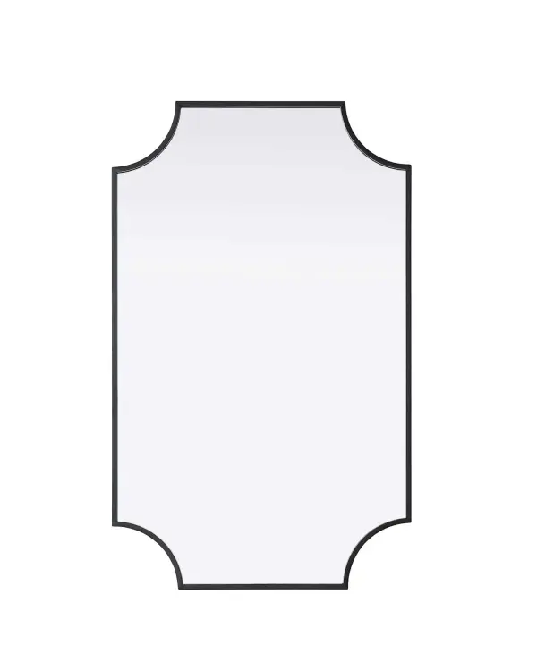 Specification Sheet
Dimensions
Width: 22"
Height: 36"
Depth: 0.4"
Specifications
Assembly Required: No
Distressed Finish: No
Finish (Color): Black
Mirror Material: Iron
Frameless: no
Hardware Finish: Black
Harware Material: Iron
Mirror Frame Shape: irregular
Mirror Hanging Orientation: Horizontal and vertical
Mirror Mounting: Metal Inset hanger
Product Shape: Rectangle
Product Type: Decorative Mirrors
Product Warranty: 1 year limited
19
Wire Included: No
Shipment type: Small Parcel
