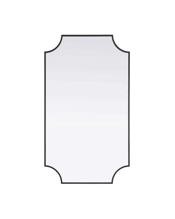 Specification Sheet
Dimensions
Width: 24"
Height: 42"
Depth: 0.4"
Specifications
Assembly Required: No
Distressed Finish: No
Finish (Color): Black
Mirror Material: Iron
Frameless: no
Hardware Finish: Black
Harware Material: Iron
Mirror Frame Shape: irregular
Mirror Hanging Orientation: Horizontal and vertical
Mirror Mounting: Metal Inset hanger
Product Shape: Rectangle
Product Type: Decorative Mirrors
Product Warranty: 1 year limited
23
Wire Included: No
Shipment type: Small Parcel