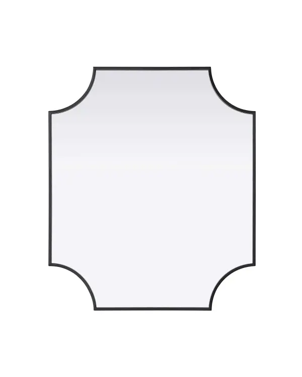 Specification Sheet
Dimensions
Width: 27"
Height: 32"
Depth: 0.4"
Specifications
Assembly Required: No
Distressed Finish: No
Finish (Color): Black
Mirror Material: Iron
Frameless: no
Hardware Finish: Black
Harware Material: Iron
Mirror Frame Shape: irregular
Mirror Hanging Orientation: Horizontal and vertical
Mirror Mounting: Metal Inset hanger
Product Shape: Rectangle
Product Type: Decorative Mirrors
Product Warranty: 1 year limited
19
Wire Included: No
Shipment type: Small Parcel