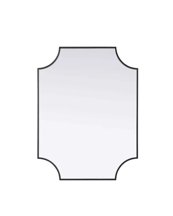 Specification Sheet
Dimensions
Width: 27"
Height: 36"
Depth: 0.4"
Specifications
Assembly Required: No
Distressed Finish: No
Finish (Color): Black
Mirror Material: Iron
Frameless: no
Hardware Finish: Black
Harware Material: Iron
Mirror Frame Shape: irregular
Mirror Hanging Orientation: Horizontal and vertical
Mirror Mounting: Metal Inset hanger
Product Shape: Rectangle
Product Type: Decorative Mirrors
Product Warranty: 1 year limited
22
Wire Included: No
Shipment type: Small Parcel