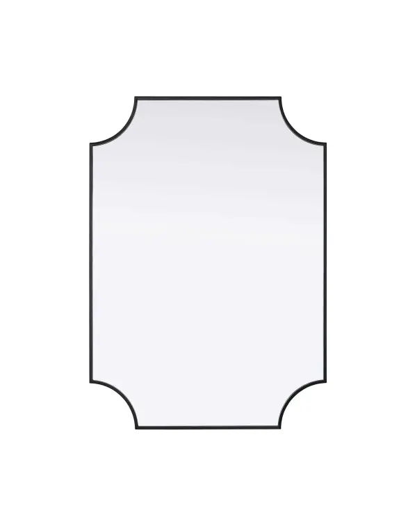 Specification Sheet
Dimensions
Width: 30"
Height: 42"
Depth: 0.4"
Specifications
Assembly Required: No
Distressed Finish: No
Finish (Color): Black
Mirror Material: Iron
Frameless: no
Hardware Finish: Black
Harware Material: Iron
Mirror Frame Shape: irregular
Mirror Hanging Orientation: Horizontal and vertical
Mirror Mounting: Metal Inset hanger
Product Shape: Rectangle
Product Type: Decorative Mirrors
Product Warranty: 1 year limited
28
Wire Included: No
Shipment type: Small Parcel