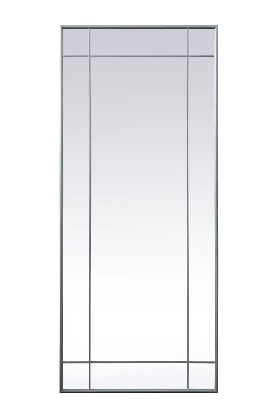 Viola French Panel Mirror in Silver - Image 1