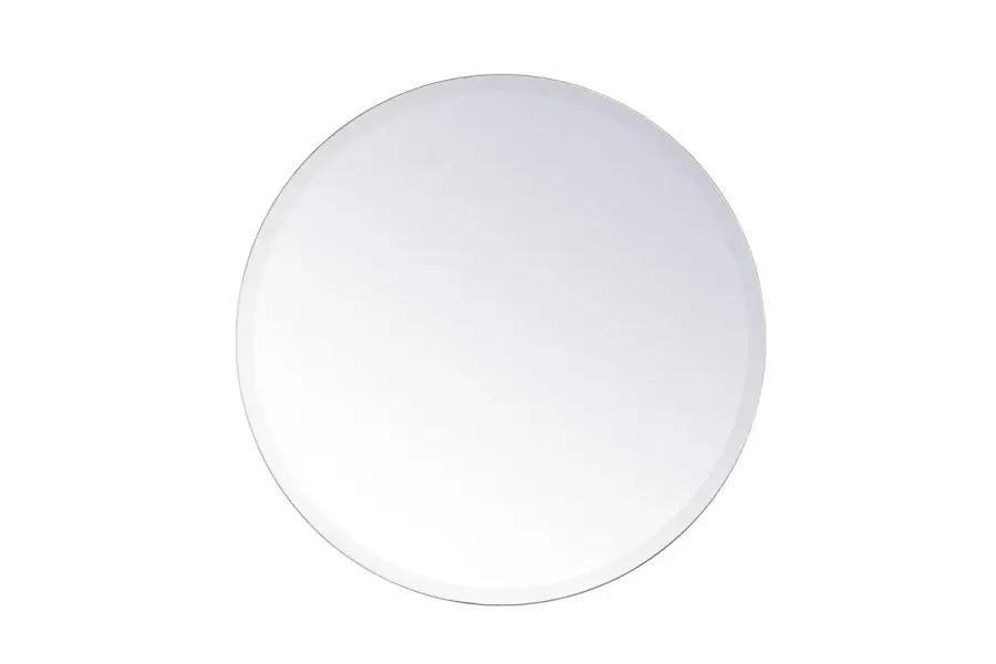 Gracin Round Mirror in Clear