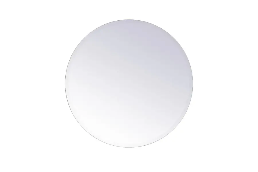 Gracin Round Mirror in Clear