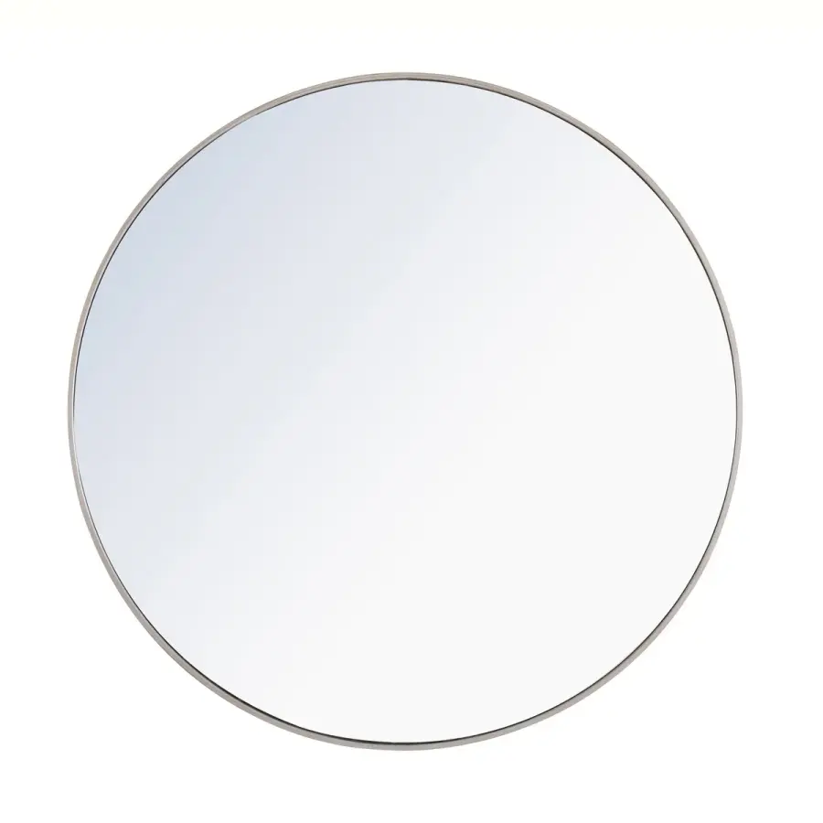 Eternity 42" Round Silver Mirror