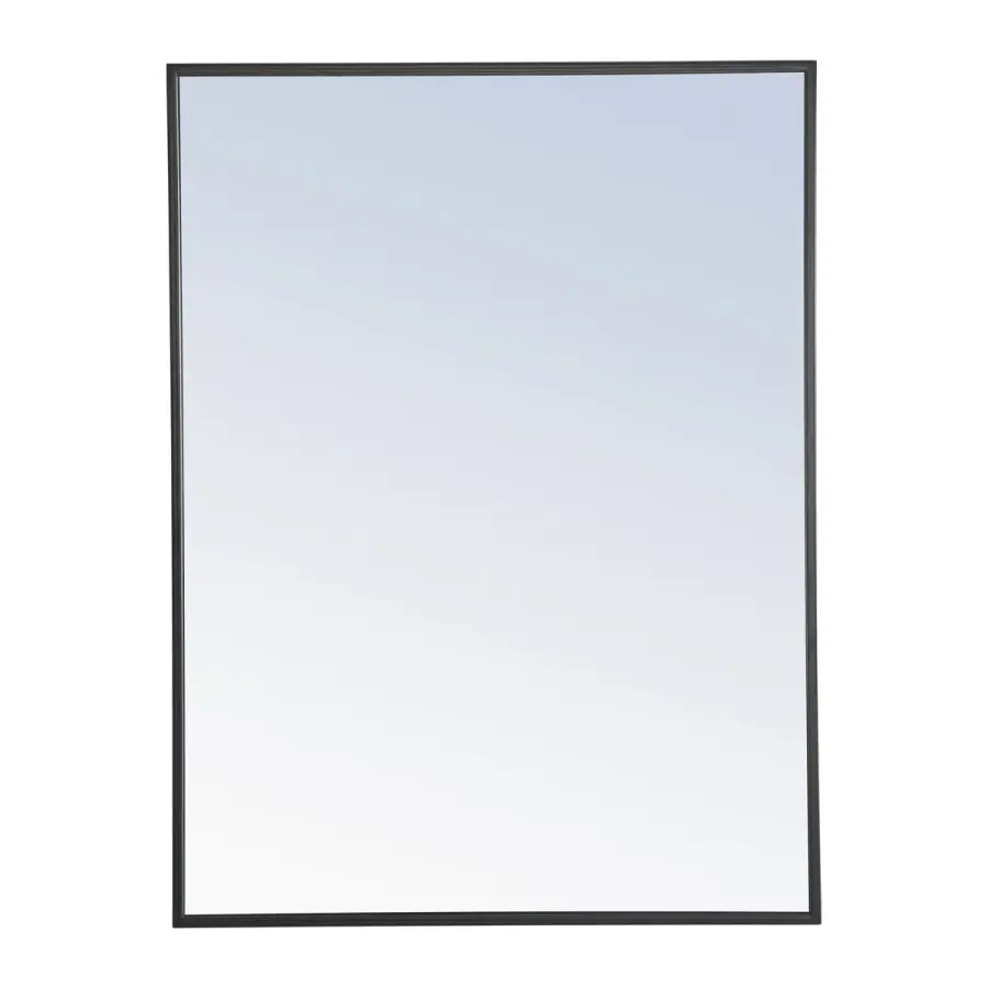 Monet Rectangular Mirror in Black