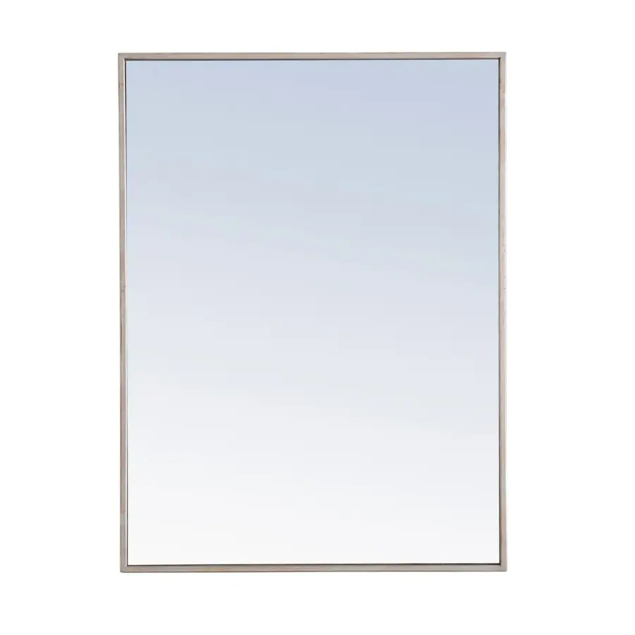 Monet Rectangular Mirror in Silver