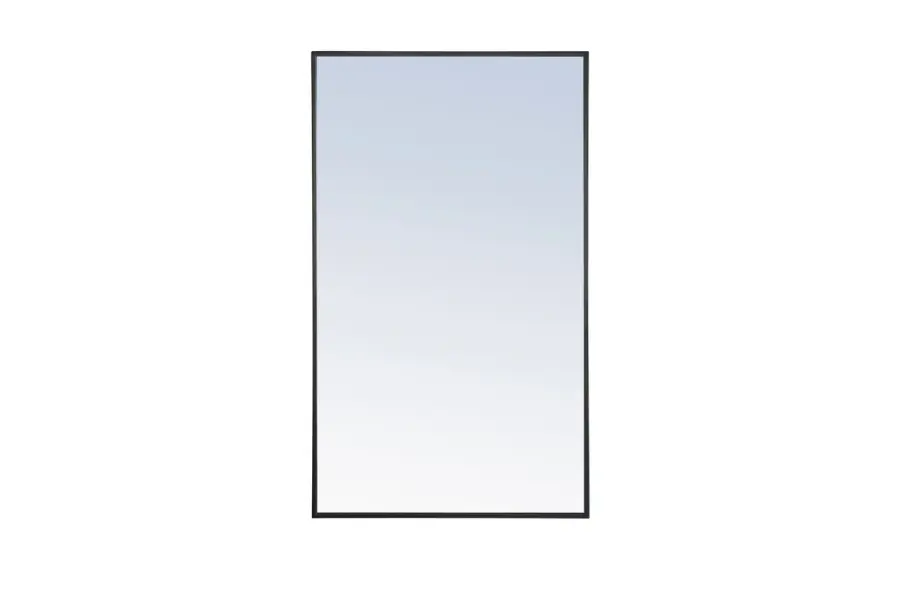 Monet Rectangular Mirror in Black