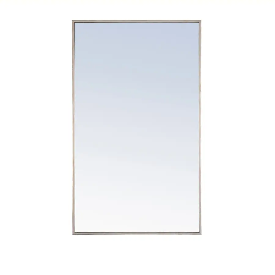 Monet Rectangular Mirror in Silver