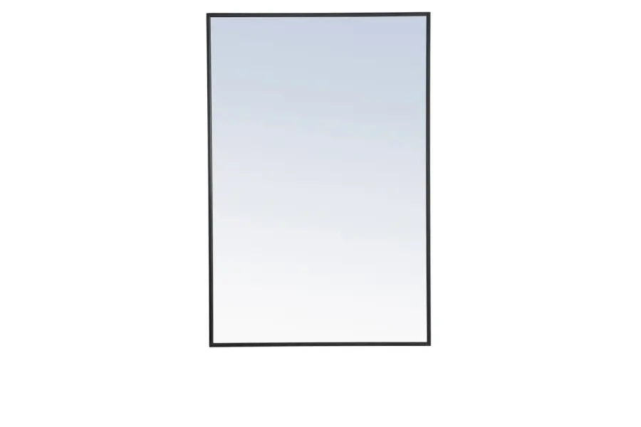 Monet Rectangular Mirror in Black