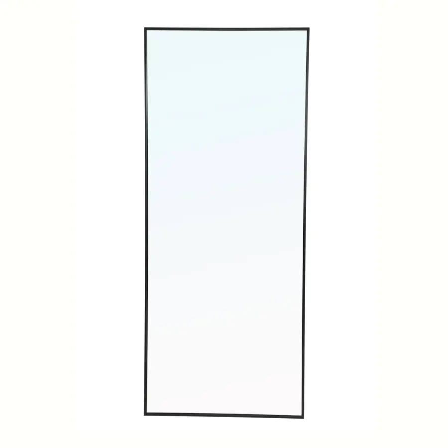 Monet 30x72 Rectangular Mirror in Black