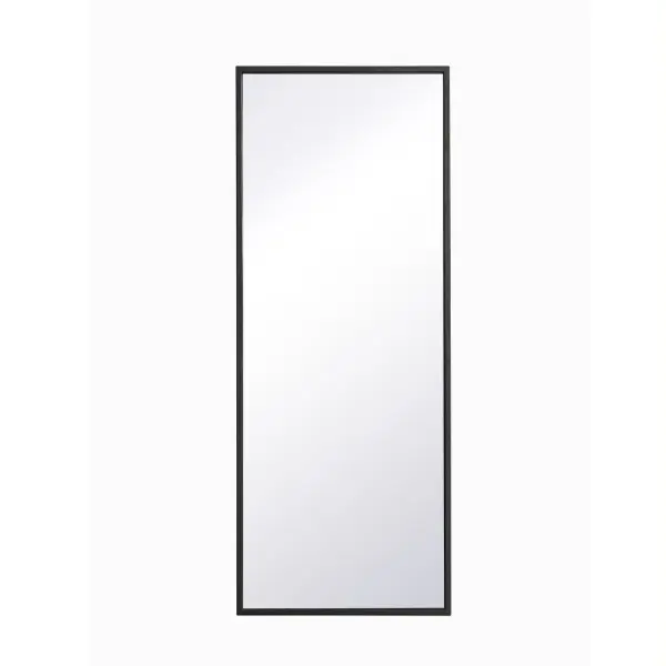 Add elegance and simple form into your home while expanding visual space. This versatile rectangular mirror can be oriented vertically or horizontally, and its slender metal frame comes in a black, brass, or Silver finish. Available in a variety of sizes, this mirror offers you a plethora of design options--whether it overlooks your home in the foyer, bathroom, or bedroom, its stylish modernity will please all. Collection: Monet Rooms: living room, dining room, bedroom, bathroom, foyer Finish: Black Width: 1.00" Height: 36.00" Length: 14.00" Weight: 11.00 lb Extension from Wall: 0.16" Material: iron, glass, wood Country of Origin: China Manufacturer Warranty: 1 year limited Spec Sheet
