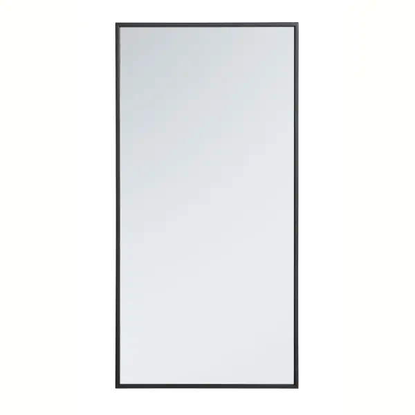 Add elegance and simple form into your home while expanding visual space. This versatile rectangular mirror can be oriented vertically or horizontally, and its slender metal frame comes in a black, brass, or Silver finish. Available in a variety of sizes, this mirror offers you a plethora of design options--whether it overlooks your home in the foyer, bathroom, or bedroom, its stylish modernity will please all. Collection: Monet Rooms: living room, dining room, bedroom, bathroom, foyer Finish: Black Width: 1.00" Height: 36.00" Length: 18.00" Weight: 11.00 lb Extension from Wall: 0.16" Material: iron, glass, wood Country of Origin: China Manufacturer Warranty: 1 year limited Spec Sheet