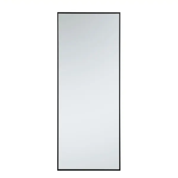 Add elegance and simple form into your home while expanding visual space. This versatile rectangular mirror can be oriented vertically or horizontally, and its slender metal frame comes in a black, brass, or Silver finish. Available in a variety of sizes, this mirror offers you a plethora of design options--whether it overlooks your home in the foyer, bathroom, or bedroom, its stylish modernity will please all. Collection: Monet Rooms: living room, dining room, bedroom, bathroom, foyer Finish: Black Width: 1.00" Height: 60.00" Length: 24.00" Weight: 32.00 lb Extension from Wall: 0.16" Material: iron, glass, wood Country of Origin: China Manufacturer Warranty: 1 year limited Spec Sheet