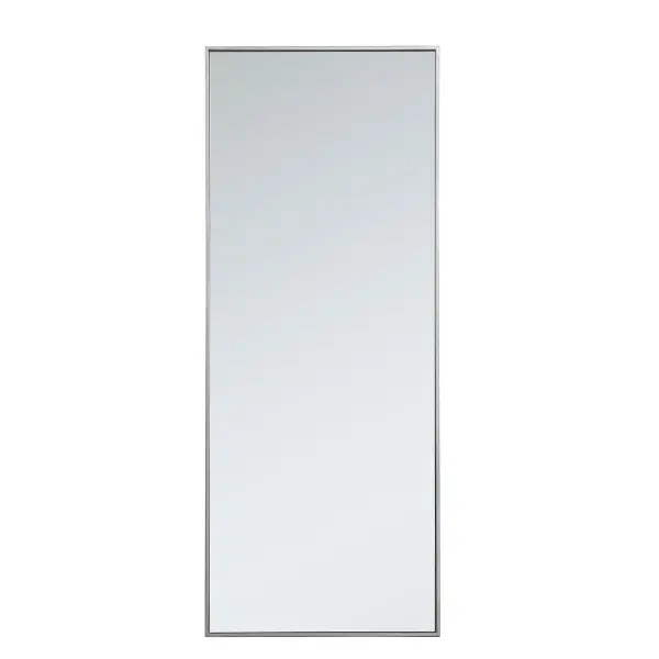 Add elegance and simple form into your home while expanding visual space. This versatile rectangular mirror can be oriented vertically or horizontally, and its slender metal frame comes in a black, brass, or Silver finish. Available in a variety of sizes, this mirror offers you a plethora of design options--whether it overlooks your home in the foyer, bathroom, or bedroom, its stylish modernity will please all. Collection: Monet Rooms: living room, dining room, bedroom, bathroom, foyer Finish: Silver Width: 1.00" Height: 60.00" Length: 24.00" Weight: 32.00 lb Extension from Wall: 0.16" Material: iron, glass, wood Country of Origin: China Manufacturer Warranty: 1 year limited Spec Sheet