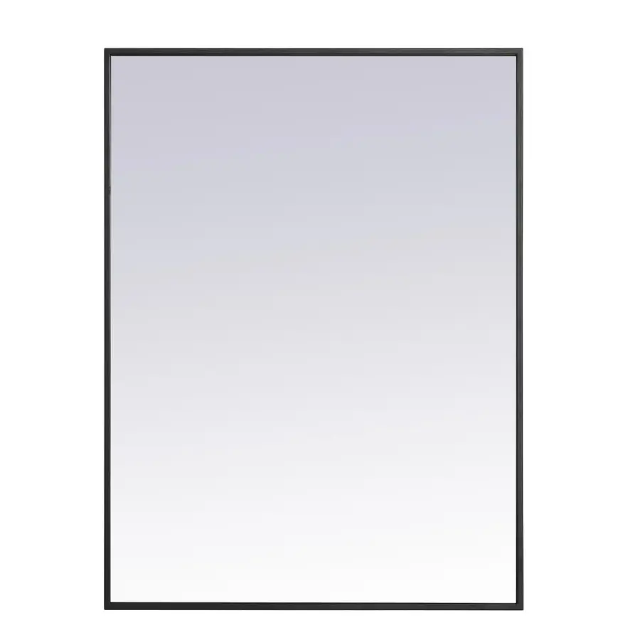 Monet Rectangular Mirror in Black