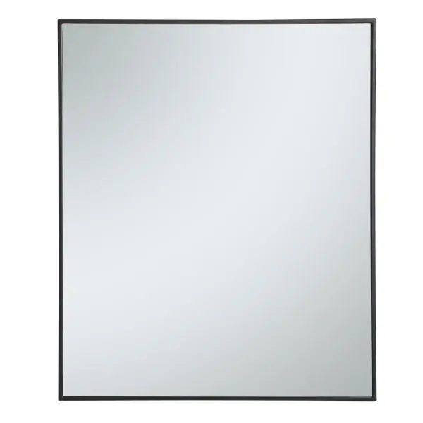 Add elegance and simple form into your home while expanding visual space. This versatile rectangular mirror can be oriented vertically or horizontally, and its slender metal frame comes in a black, brass, or Silver finish. Available in a variety of sizes, this mirror offers you a plethora of design options--whether it overlooks your home in the foyer, bathroom, or bedroom, its stylish modernity will please all. Collection: Monet Rooms: living room, dining room, bedroom, bathroom, foyer Finish: Black Width: 1.00" Height: 36.00" Length: 30.00" Weight: 17.00 lb Extension from Wall: 0.16" Material: iron, glass, wood Country of Origin: China Manufacturer Warranty: 1 year limited Spec Sheet