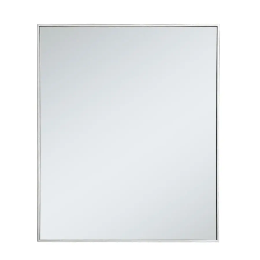 Monet Rectangular Mirror in Silver
