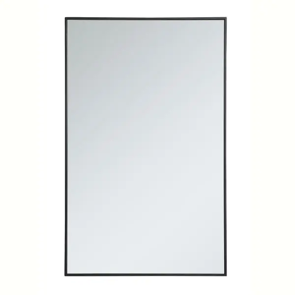 Add elegance and simple form into your home while expanding visual space. This versatile rectangular mirror can be oriented vertically or horizontally, and its slender metal frame comes in a black, brass, or Silver finish. Available in a variety of sizes, this mirror offers you a plethora of design options--whether it overlooks your home in the foyer, bathroom, or bedroom, its stylish modernity will please all. Collection: Monet Rooms: living room, dining room, bedroom, bathroom, foyer Finish: Black Width: 1.00" Height: 48.00" Length: 30.00" Weight: 29.00 lb Extension from Wall: 0.16" Material: iron, glass, wood Country of Origin: China Manufacturer Warranty: 1 year limited Spec Sheet
