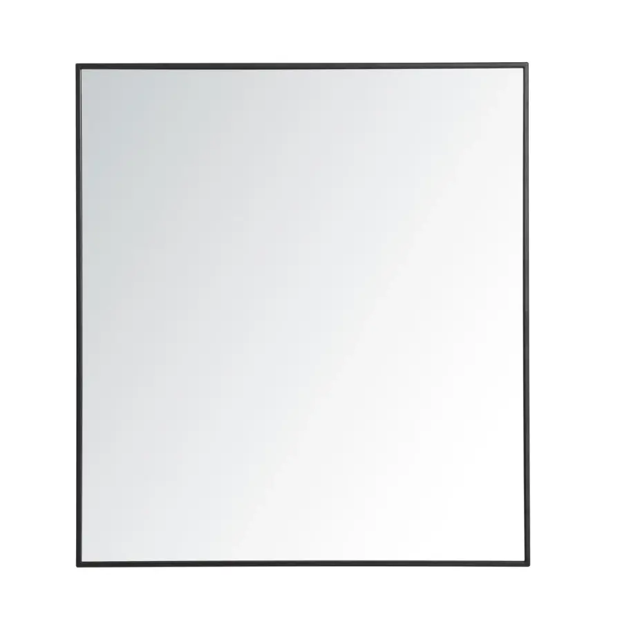 Monet Rectangular Mirror in Black