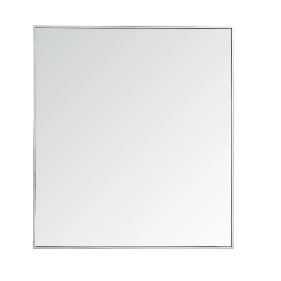 Monet Rectangular Mirror in Silver
