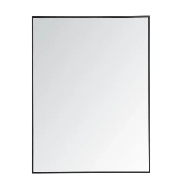 Monet Rectangular Mirror in Black