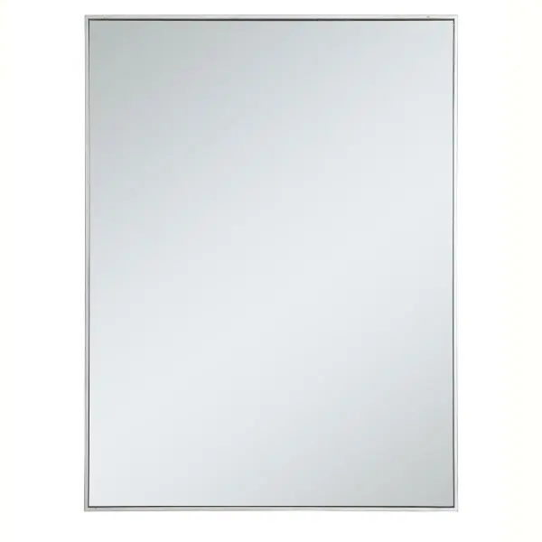 Monet 36" x 48" Rectangular Mirror in Silver