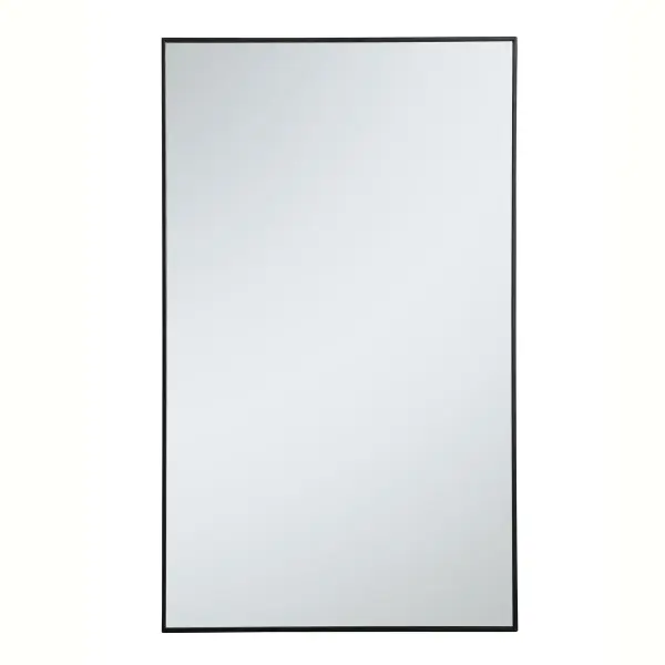 Monet 36" x 60" Rectangular Mirror in Black